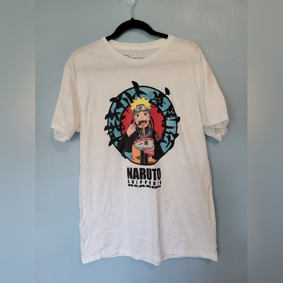 Reason Naruto Shippuden Graphic Tee M NWT White - Picture 2 of 8